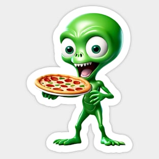 Roswell Pizza Sticker